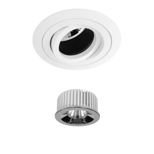 Rock 'n' Roll 50 Black Baffle Dowlight LED Reality Short Module Warm White (3000K) 7W (=75W) 45°