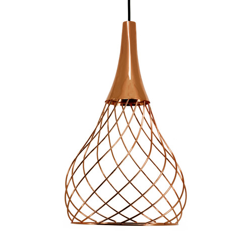 Mongolfier Small Pendant Light Copper 16W