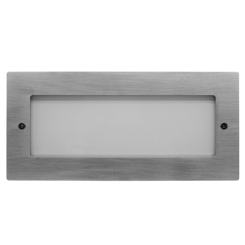 Recessed Brick Low Level Outdoor Light E27 240V Stainless Steel 40W
