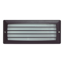 Recessed Brick Low Level Outdoor Light E27 240V Black 40W