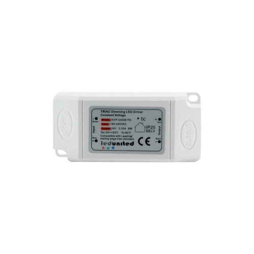 Triac LED Dimming Driver 8W 24V (Constant Voltage)