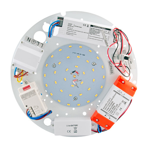 LED Emergency Gear Tray 17W Maintained / Motion Sensor