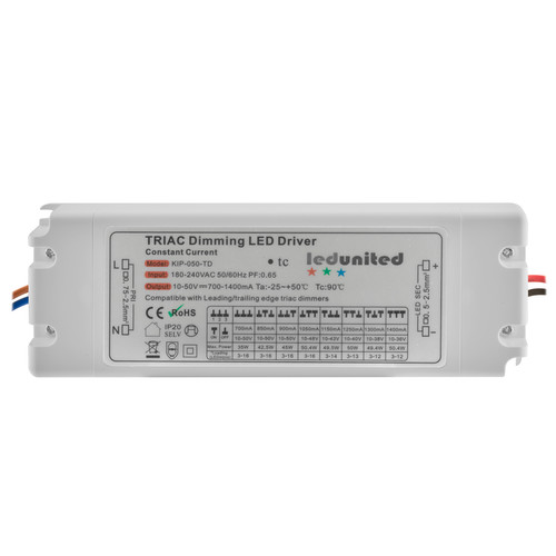 Dimmable LED Driver 1W-50W (Constant Current) 50W 700mA-1400mA