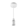 Pendant Set 6 inch Ceiling Lamp Holder B22 White 150mm