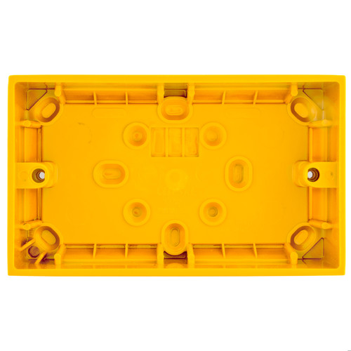 Double Plate Back Box Plastic 35mm
