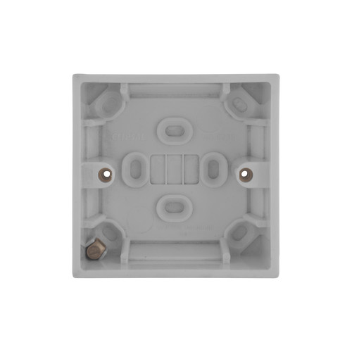 Single Plate Back Box Plastic 35mm