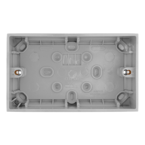 Double Plate Back Box Plastic 35mm