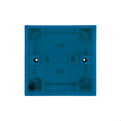Single Plate Back Box Plastic 35mm