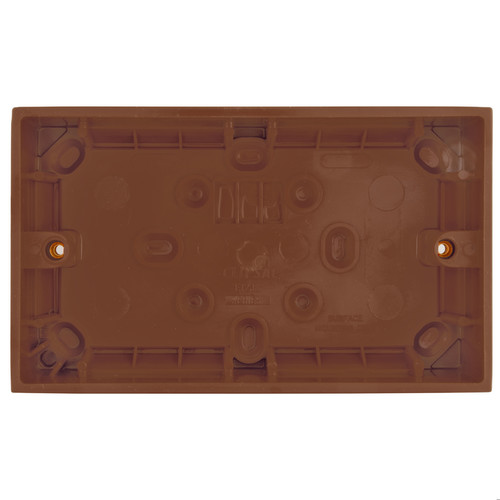 Double Plate Back Box Plastic 35mm
