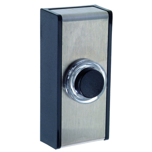 Wired Bell Push Black / Chrome