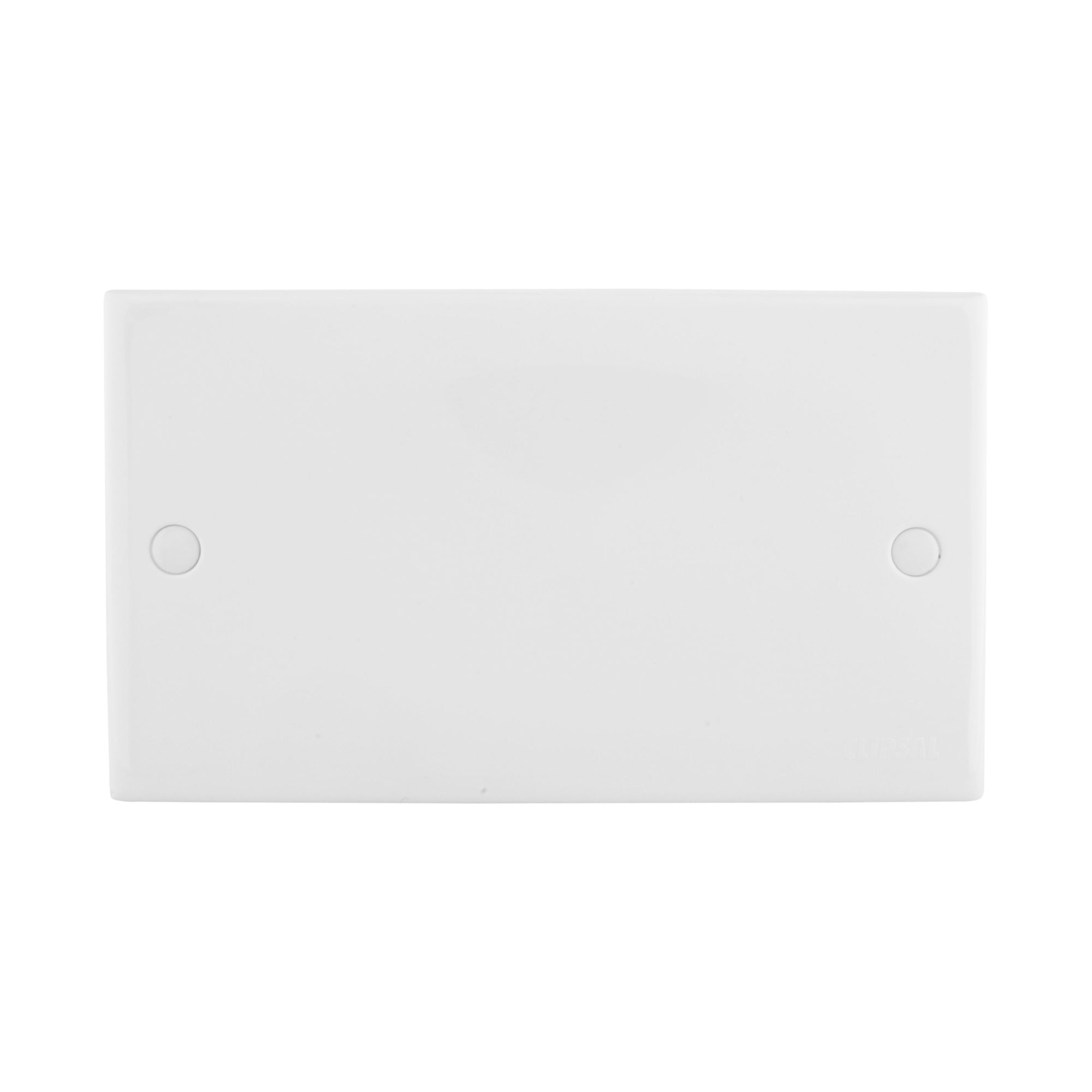 Blank Plate 2 gang double | Mr Resistor Lighting