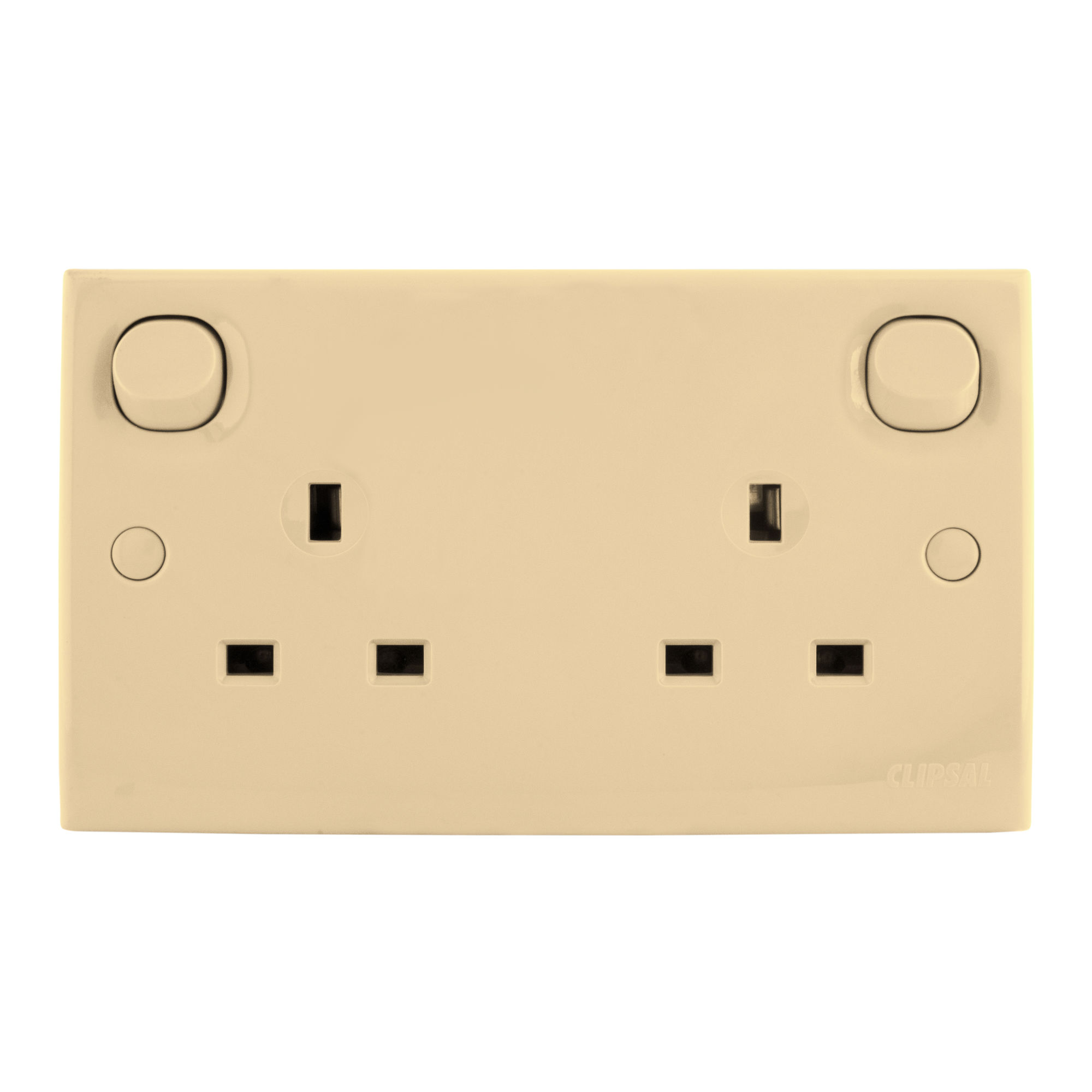 Wall Socket 2 gang 13 amp switch socket outlet Mr Resistor Lighting