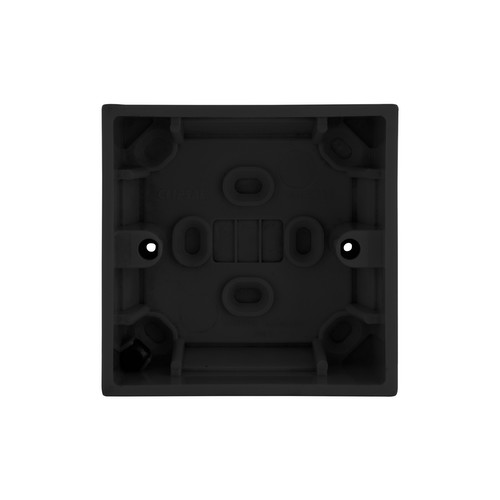 Single Plate Back Box Plastic 35mm