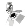 PAR30 Theatre Spotlights + Barn Doors 240V 100W Chrome