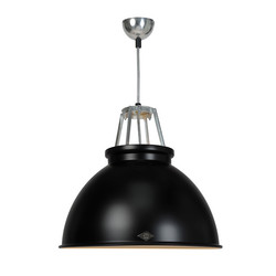 Titan Size 3 Pendant Light Black / White 150W
