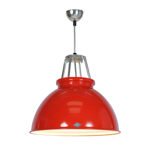 Titan Size 3 Pendant Light Red / White 150W