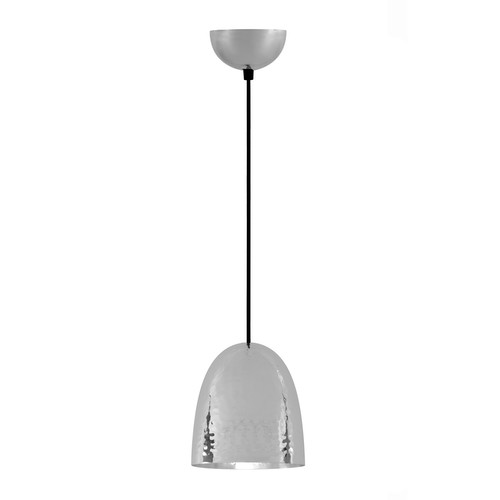 Stanley Small Pendant Light Hammered Nickel 60W