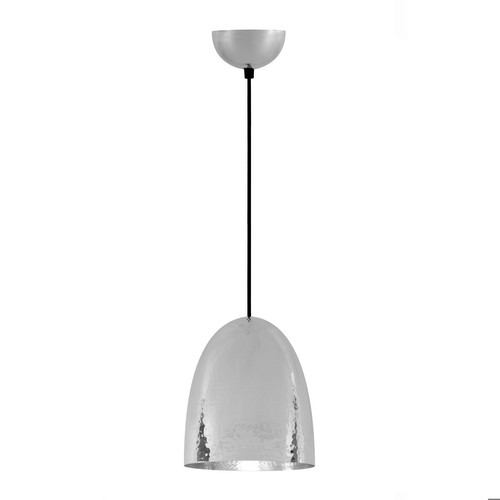 Stanley Medium Pendant Light Hammered Nickel 100W