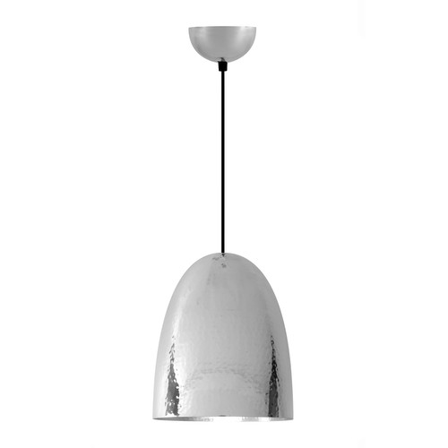 Stanley Large Pendant Light Hammered Nickel 100W