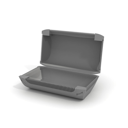 Shell Box Gel Insulated Mini Empty Junction Box (32.8x57x22mm) Grey