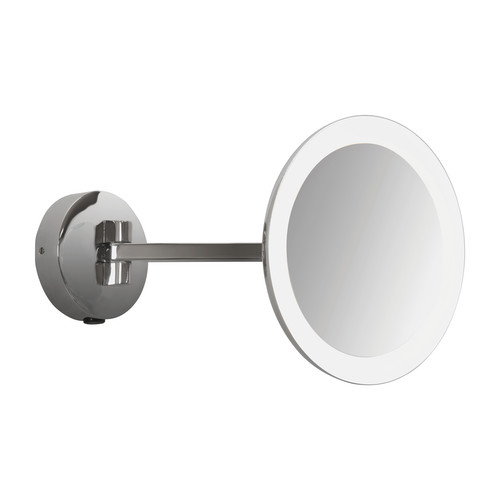 Mascali Round LED Mirror Light 240V Polished Chrome 7.4W