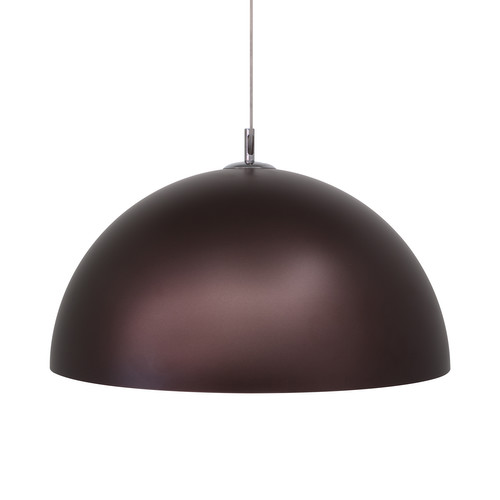Eclipse Pendant Rust shade with White interior 100W