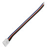 LED RGBW Tape Coupler / Power Cord RGB White 200mm