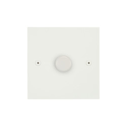 Horizon Square Dimmer Switch Paintable (on/off only) 1 gang 400 watt intermediate Primed White