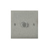 Horizon Square Dimmer Switch (on/off only) 1 gang 400 watt intermediate Satin Stainless Steel