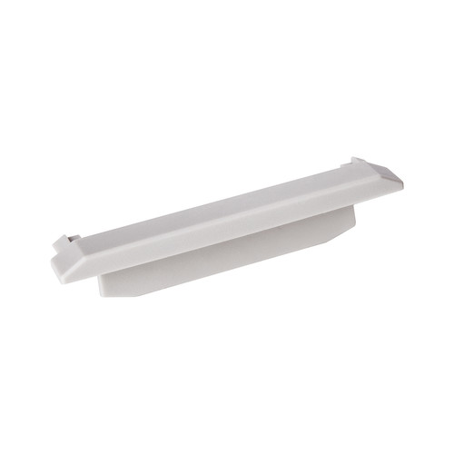 Obit Extrusion End Cap Light Gray Plastic