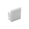 PDS ZM Extrusion End Cap Light Grey Plastic