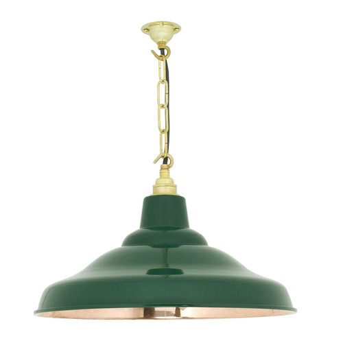 Green and Polished Copper School Light Green/Polished Copper 100W