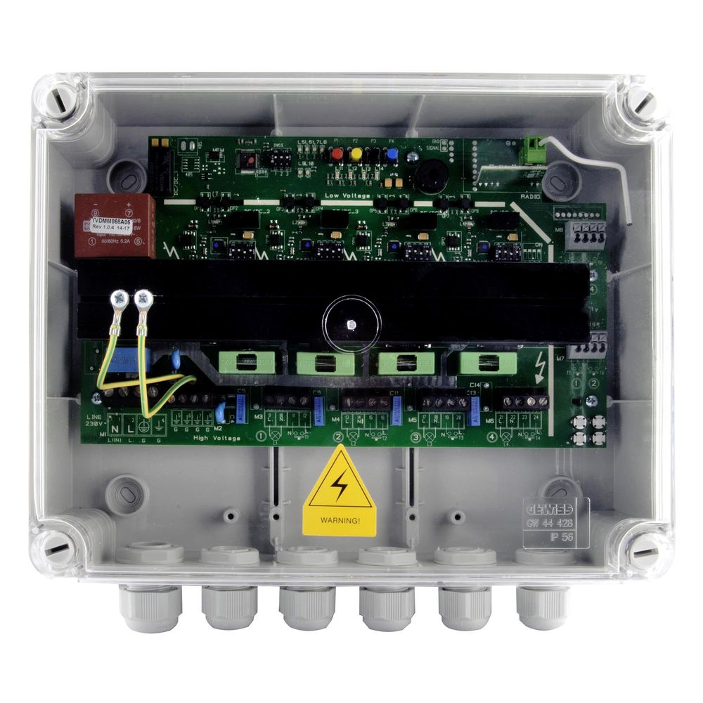 Wise Scene Box Kit includes Keypad and Key Fob Clear Lid 240V 4x500W