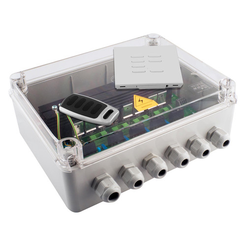 Wise Scene Box Kit includes Keypad and Key Fob Clear Lid 240V 4x500W