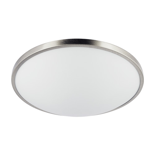 LED Slim Round Small 240V 3000K Nickel 10W
