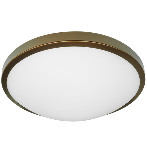 LED Slim Round Large 240V 3000K Bronze 15W
