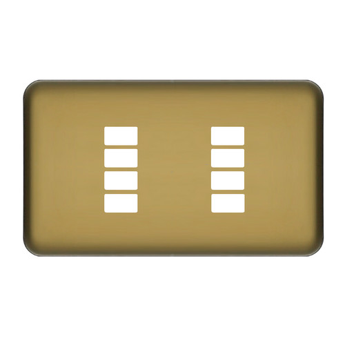 SceneStyLED4 Front Plate Polished Brass