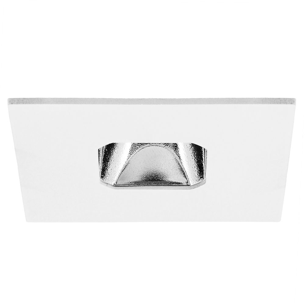 Blaze Square Micro Fire Rated Fixed LED Downlight Cool White (4000K) 5W (=50W) White — view 1