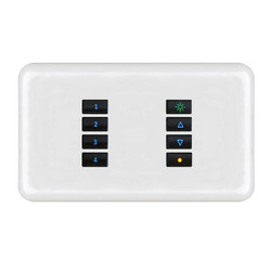SceneStyLED4 Kit White Plate Black Buttons