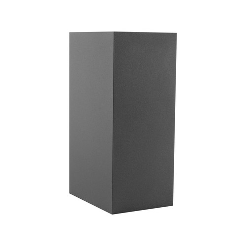 Tall Bohemia Beam 6W LED Up & Down Outdoor Garden Wall Light Dark Grey 3000K Warm White