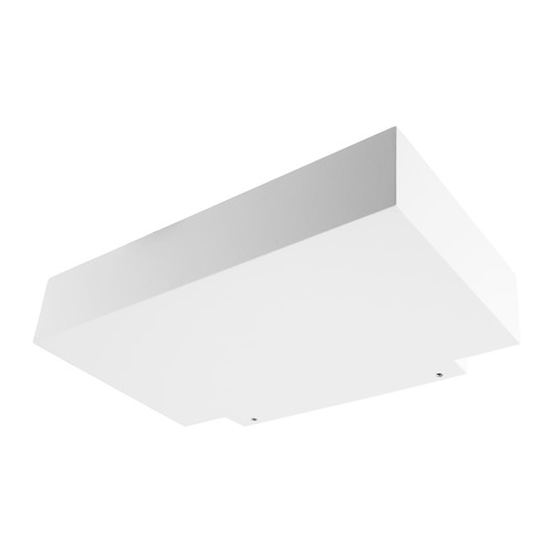Wide Bohemia Beam Outdoor Garden LED Wall Light White 3000K Warm White