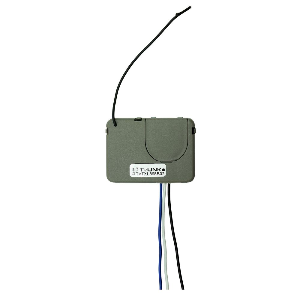 Wise Wireless Waterproof Single Gang 2-Way 3V Switch Battery (SP) Grey IP66