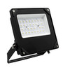 LED Black Slim High Brightness Outdoor Garden Floodlight 240V 20W 3000K Warm White