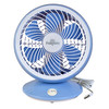 Tilting Head Cooling USB Desk Fan Blue 6'' (16 cm)