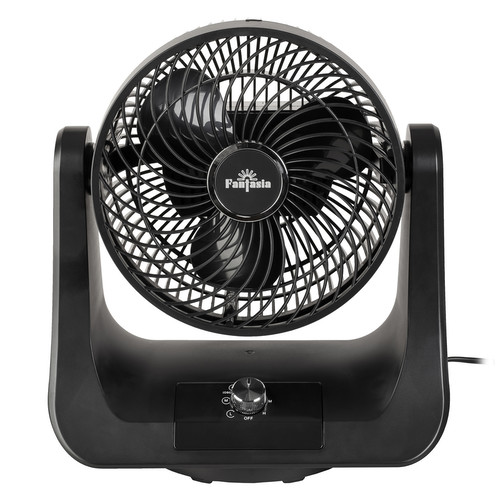 Whirlwind Cooling Desk Fan with 3 Speeds Black 7'' (18 cm)