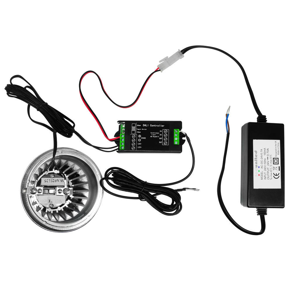 Optic AR111 Dali LED 14W 950lm Dimmable Lamp Incl. Driver 24° 4000K Cool White — view 3