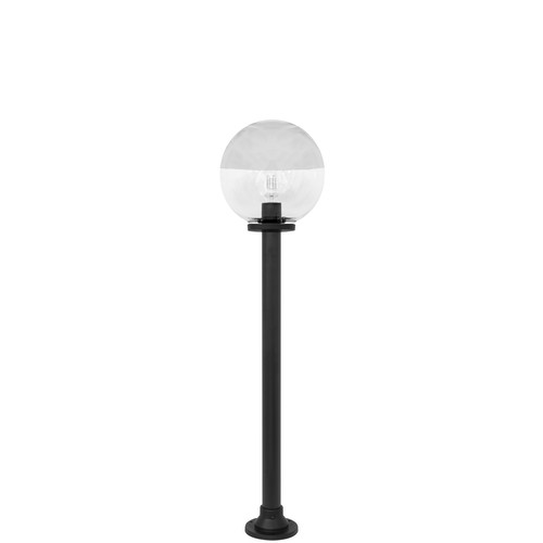 Globe Post Single Kit 300mm Crown Silver 1200mm
