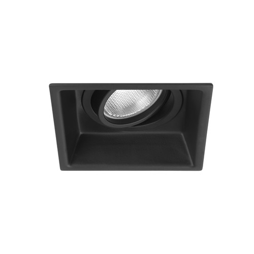 Minima Adjustable Square Downlight GU10 240V 50W Black