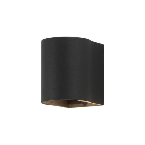 Dunbar 100 LED Down Outdoor Garden Wall Light 240V Textured Black 3.7W