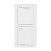 Lutron Pico Wireless 2 Button Video Screen Control White